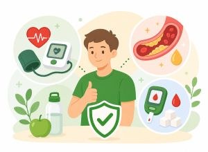 Longevity a prevence: Krevní tlak, cholesterol a krevní cukr.